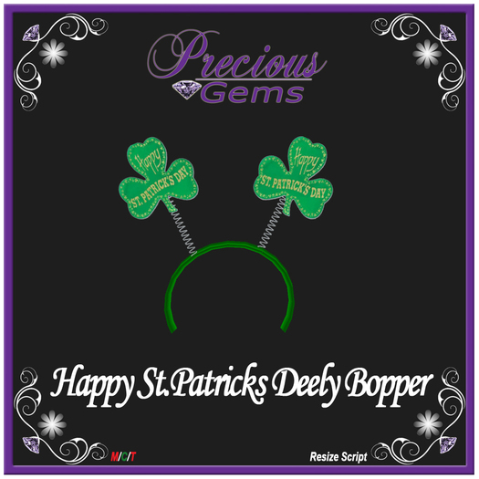 *PG* Happy St Patricks Day Deely Bopper [Boxed]