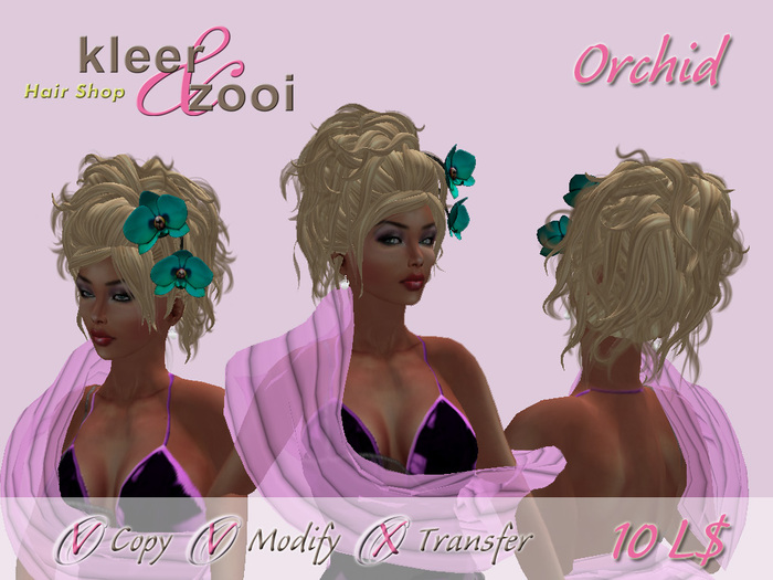 <-K&Z-> Female Hair - Orchid - Blond