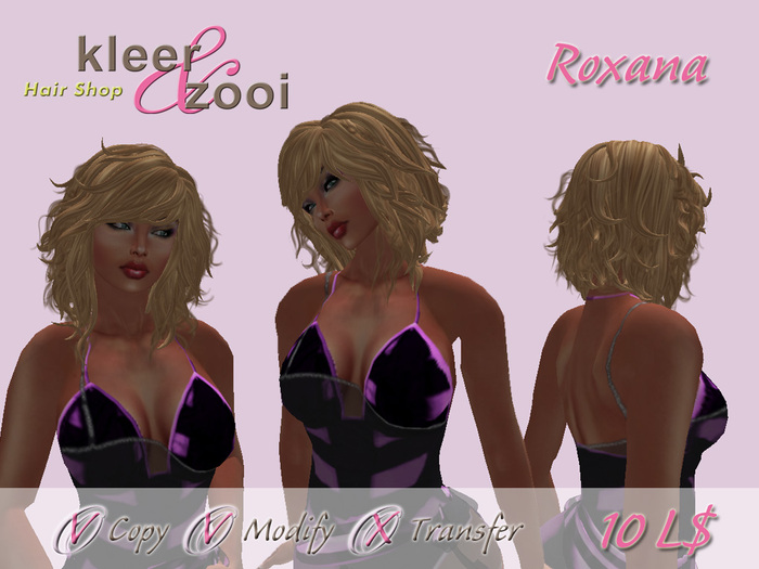 <-K&Z-> Female Hair - Roxana - blond