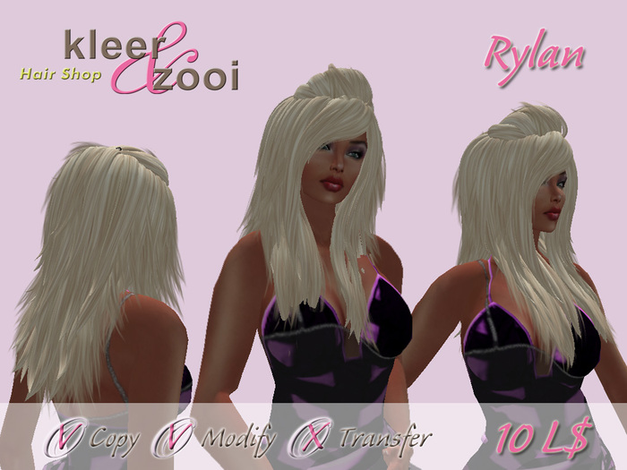 <-K&Z-> Female Hair - Rylan - blond