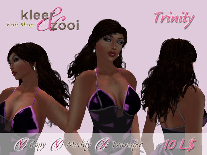 <-K&Z-> Female Hair - Trinity - brown