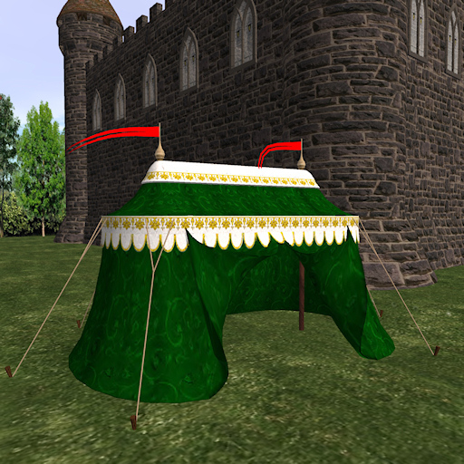 Medieval tent #2 green