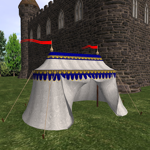 Medieval tent #2 silver