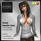 Karma - Zip Hoodie Grey (W)