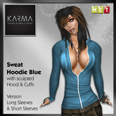 Karma - Zip Hoodie Blue (W)