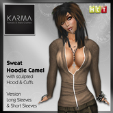 Karma - Zip Hoodie Camel (W)