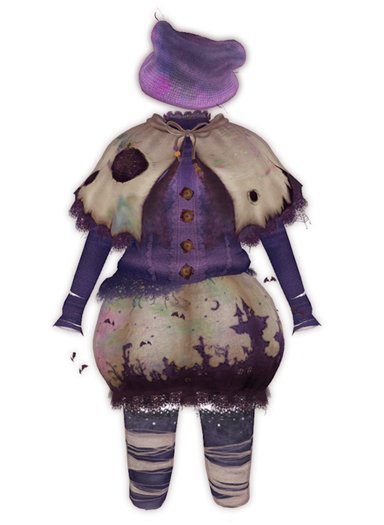 (Old Product) HPMD* Pumpkin Dress - violet / beige