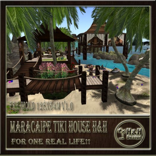 Maracaipe Tiki House H&H (pre-mold 128x64 v1.0) - BOXED