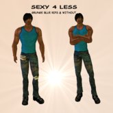 S4L GRUNGE MENS BLUE OUTFIT