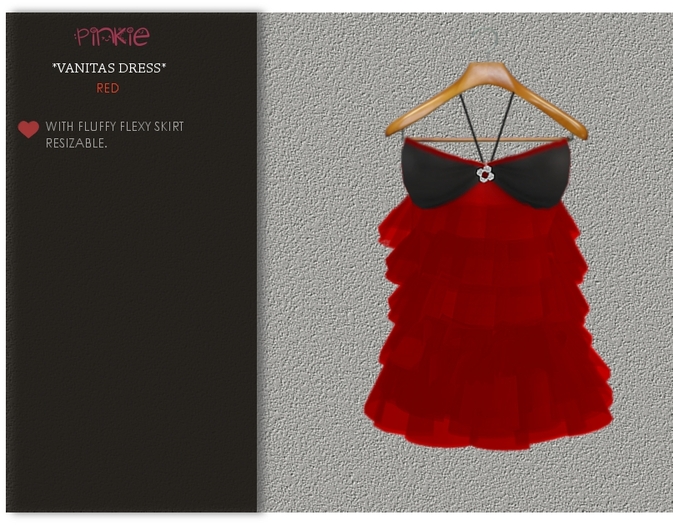 ::Pinkie::Vanitas dress(Red)