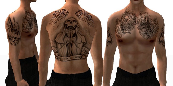 ***RAZP Skulls & Fire Tatt