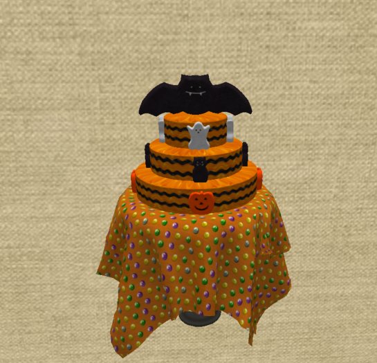 PDN: HALLOWEEN CAKE ORANGE BX