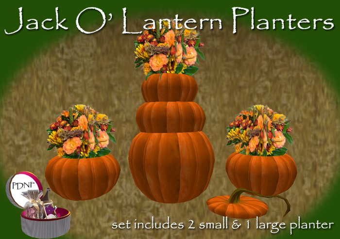 PDN: JACK O' LANTERN PLANTERS BX
