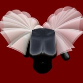 *The Seer* fluffy Shoulder patch, 2 layer, sheer