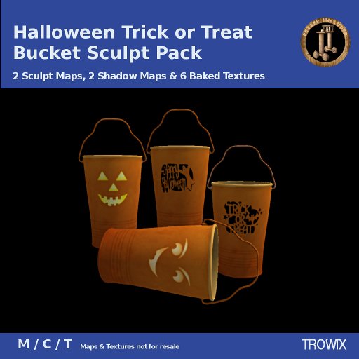 Trowix - Trick Or Treat Bucket Sculpt Pack