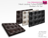 Full Perm Mesh - Leather Tufted Board Builder's Kit