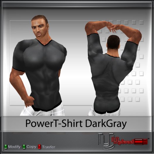 Upload[_]:: - PowerT-Shirt DarkGray