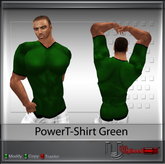 Upload[_]:: - PowerT-Shirt Green