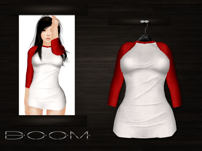 *BOOM* Boyfriends Tee (cherry)