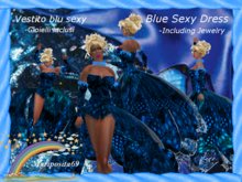 Blue sexy Dress(Vestito blu sexy)