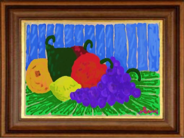 Painting "Pink Blue3"