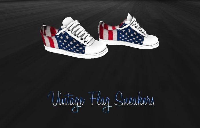 Vintage Flag Sneakers