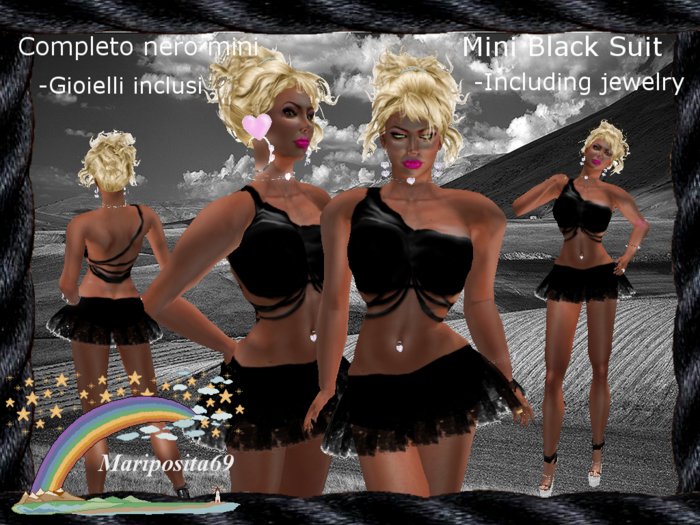 Mini Black Suit(Completo nero mini)