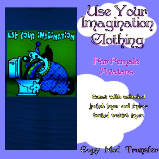 UYI Clown Women's Tee (In-World Freebie!)