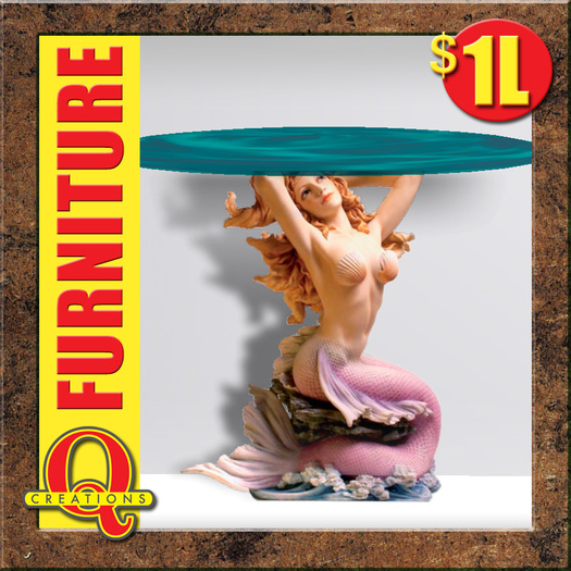 *FREE* Q Creations - Mermaid Side Table