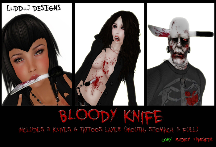 [::DD::] Bloody Knife & Tattoo Layer