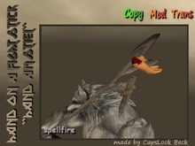 Dark urban roleplay – Spellfire-weapon – hand on a stick