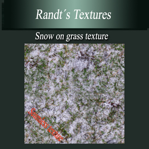 Randt's Snow on Grass Texture