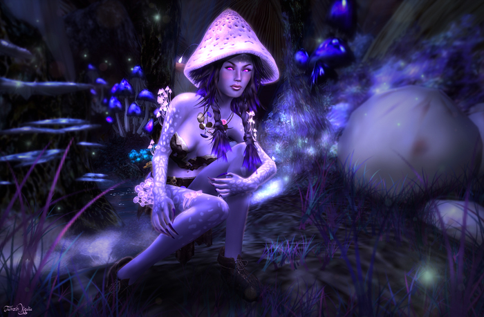 Shroomee Avatar ~PURPLE~ by Caverna Obscura