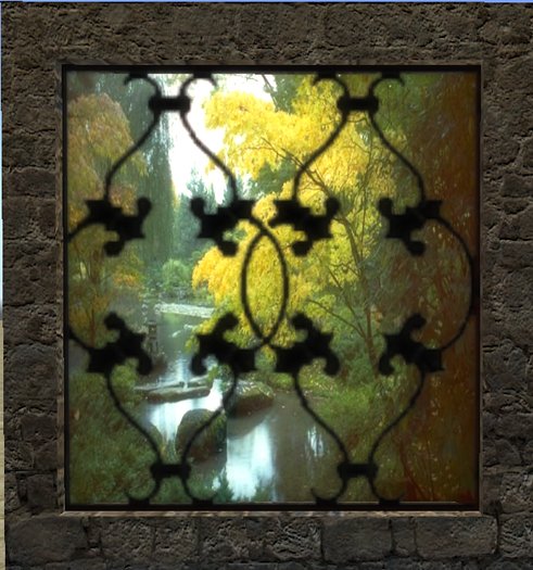 Emma's "3D" Panorama Window - you can add your own texture