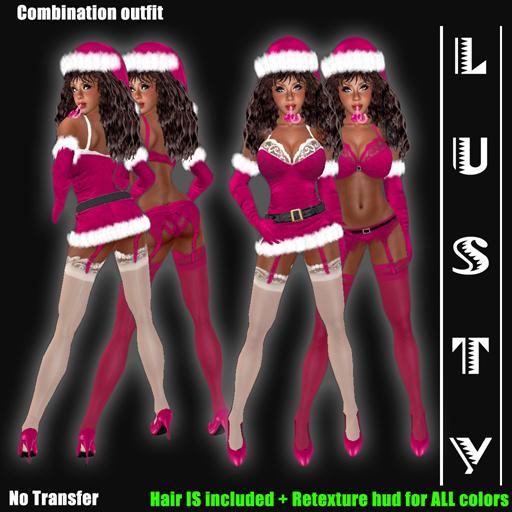 Sizzlin' Santa Pink
