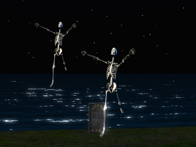 TA Tombstone Dancing Skeleton 2011