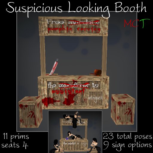 Suspicious Looking Booth 