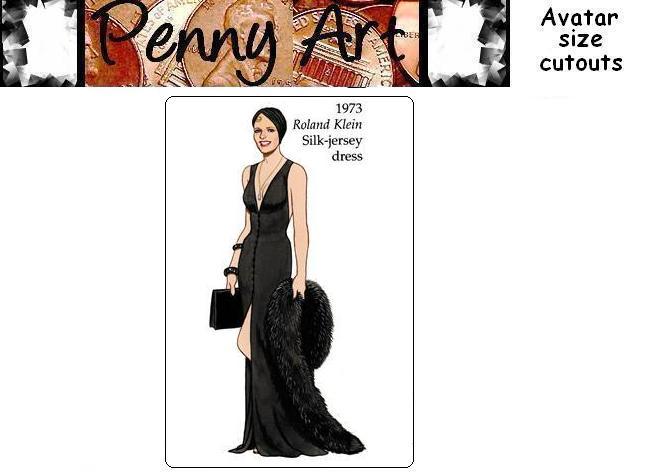 1970's Fashion by Roland Klein Avatar Size cutouts