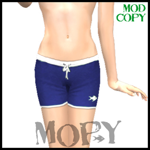 MOPY BOM Racing Shorts - blue