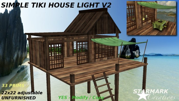UPDATED! Simply beautiful tiki house light  from STARMARK CREATIONS