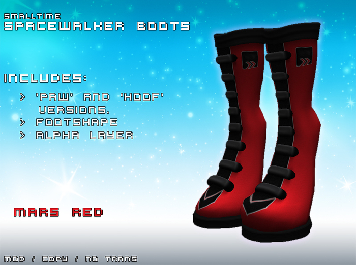 ST Spacewalker Boots - Mars Red