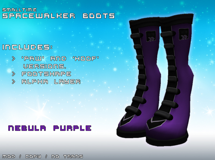 ST Spacewalker Boots - Nebula Purple