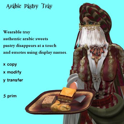 Arabic Pastry Tray 