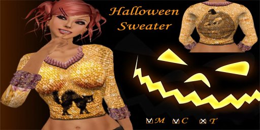 ::Agnes:: -Halloween Sweater