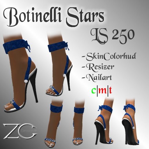 ZC Botinelli Stars Blue