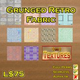 USC Textures - Grunged Retro Fabric 
