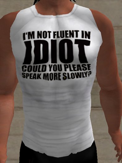 Fluent Idiot sleeveless