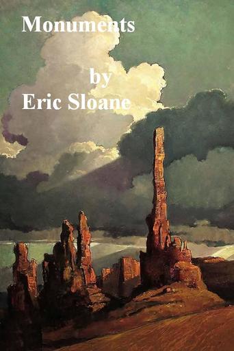 Monuments by Eric Sloane framed and matted