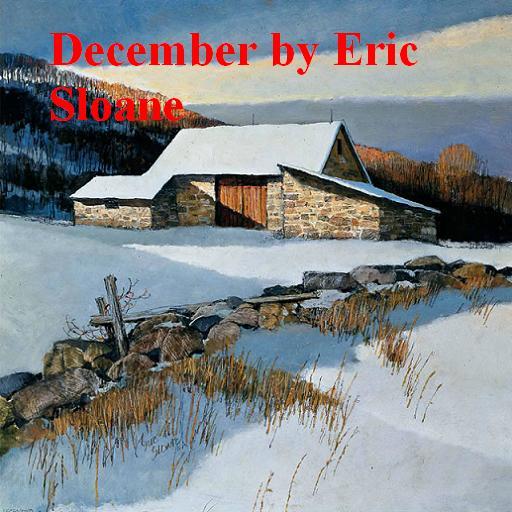 December by Eric Sloane framed and matted