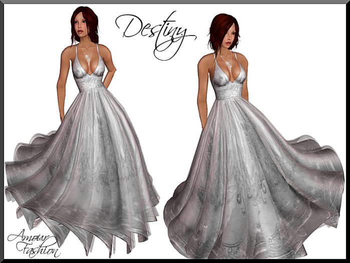 Amour Fashion - Destiny Dress - White